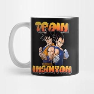 Train insiayan Orange lettertype Mug